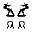 Рамки для Toyota Alphard III Рестайлинг (CHINA) (2017 - 2022 г.в.) под модули (2 шт.)