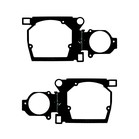 Рамки для Mitsubishi Outlander III Рестайлинг (2014 - 2015 г.в.) на 3/5R (2 шт.)